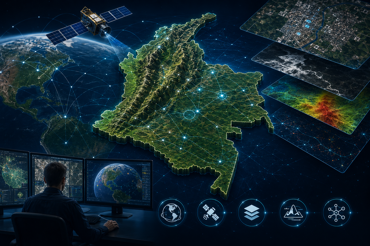 Sistema de Información Geográfica - visualización Sistema de información geográfica